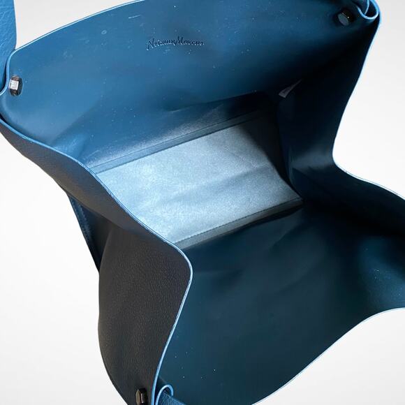 Neiman Marcus Double-Handle Slouchy Hobo Tote Bag - Picture 10 of 12